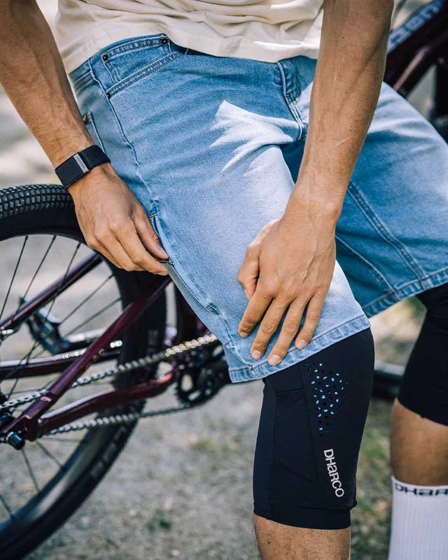 Shorts DHARCO JORT UNISEX COASTAL WASH Blå