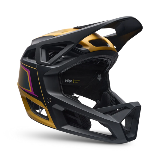 FOX PROFRAME RS HEATSTACK MTB-hjälm gul