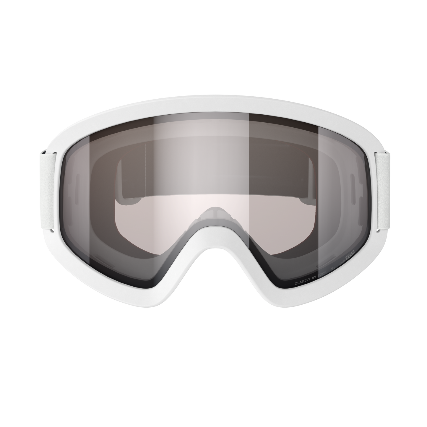 POC ORA Goggle White Clarity Trail Cloudy Brown Screen