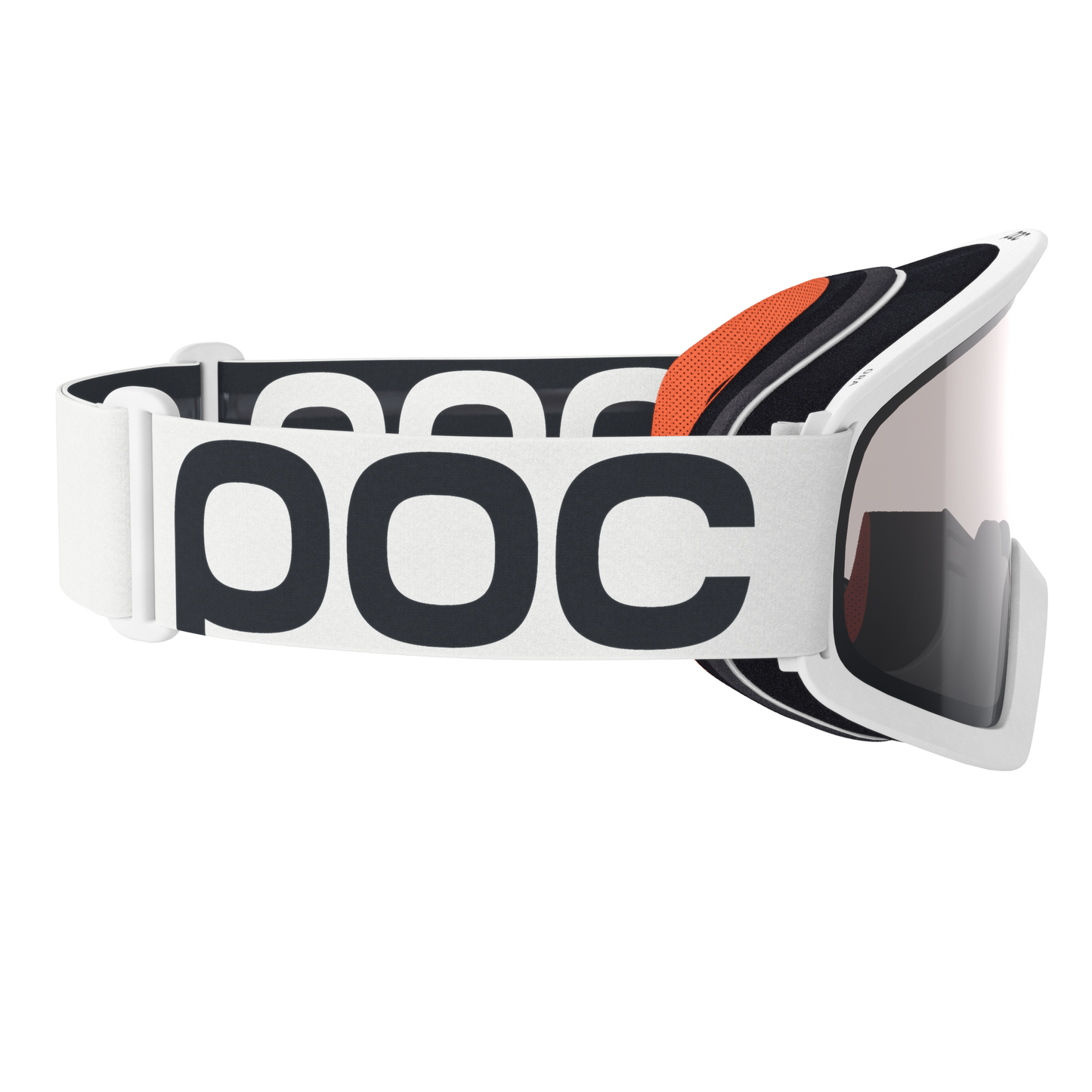POC ORA Goggle White Clarity Trail Cloudy Brown Screen