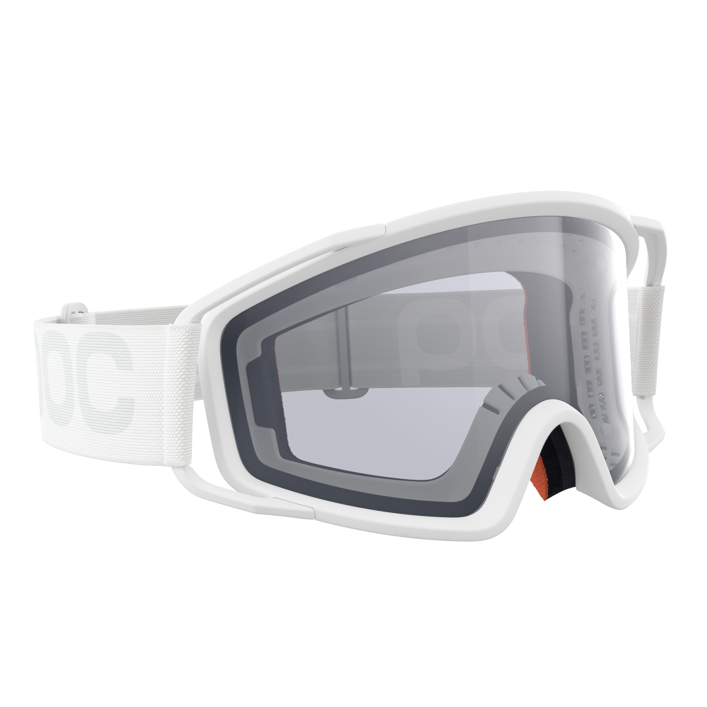 POC ZYGON Mask White Clarity Screen Universal Cloudy Grey