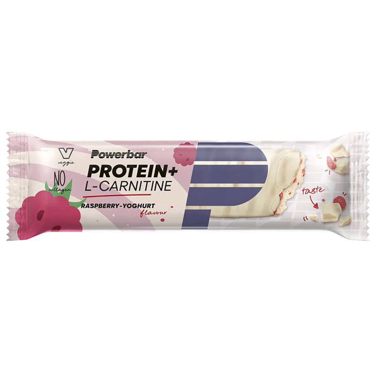 l carnitine protein bar POWERBAR PROTEIN+ L-CARNITINE Recovery Bar (35g) Raspberry Yoghurt – Probikeshop