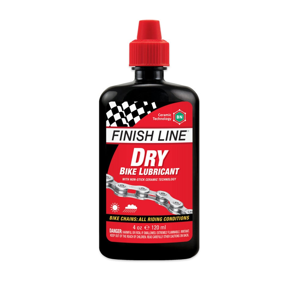 FINISH LINE DRY LUBE Teflon Chain Lubricant - All Conditions (120 ml)