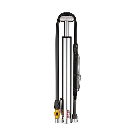 LEZYNE MICRO FLOOR DRIVE DIGITAL HVG Kompakt fotpump Silver