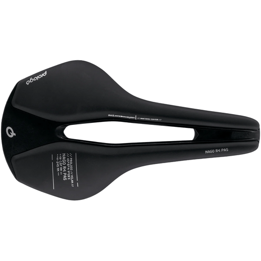 Sadel PROLOGO NAGO R4 PAS Tirox Skänklar bredd 147mm Svart