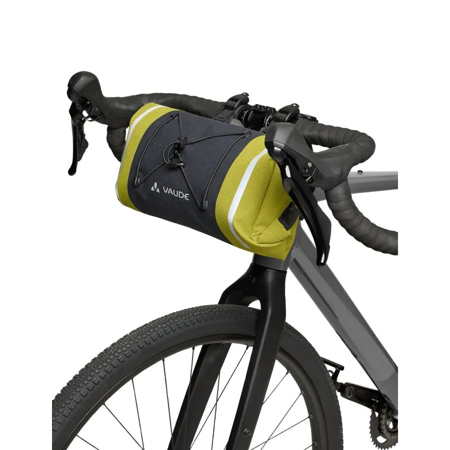 Handlebar bag VAUDE TRAILFRONT COMPACT 5 L Black/Green