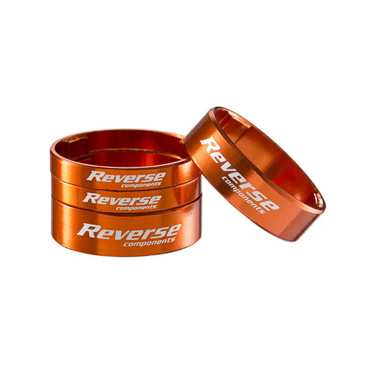 REVERSE COMPONENTS styrstangssats i ultralätt aluminium, 1"1/8, orange