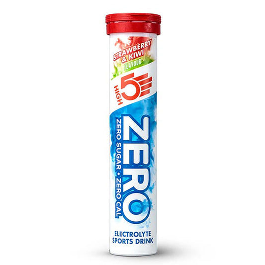 Boisson Anticrampe HIGH5 ZERO Tube med 20 jordgubbs- och kiwipastiller