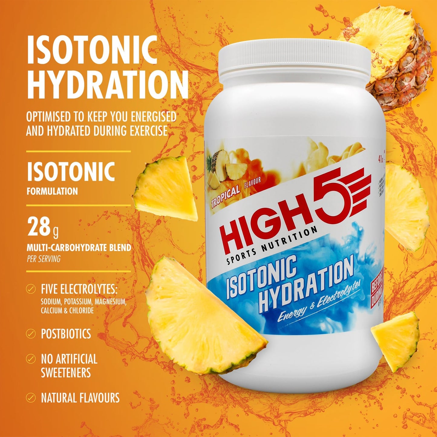 HIGH5 ISOTONIC Energy Drink (1.23kg) Tropical