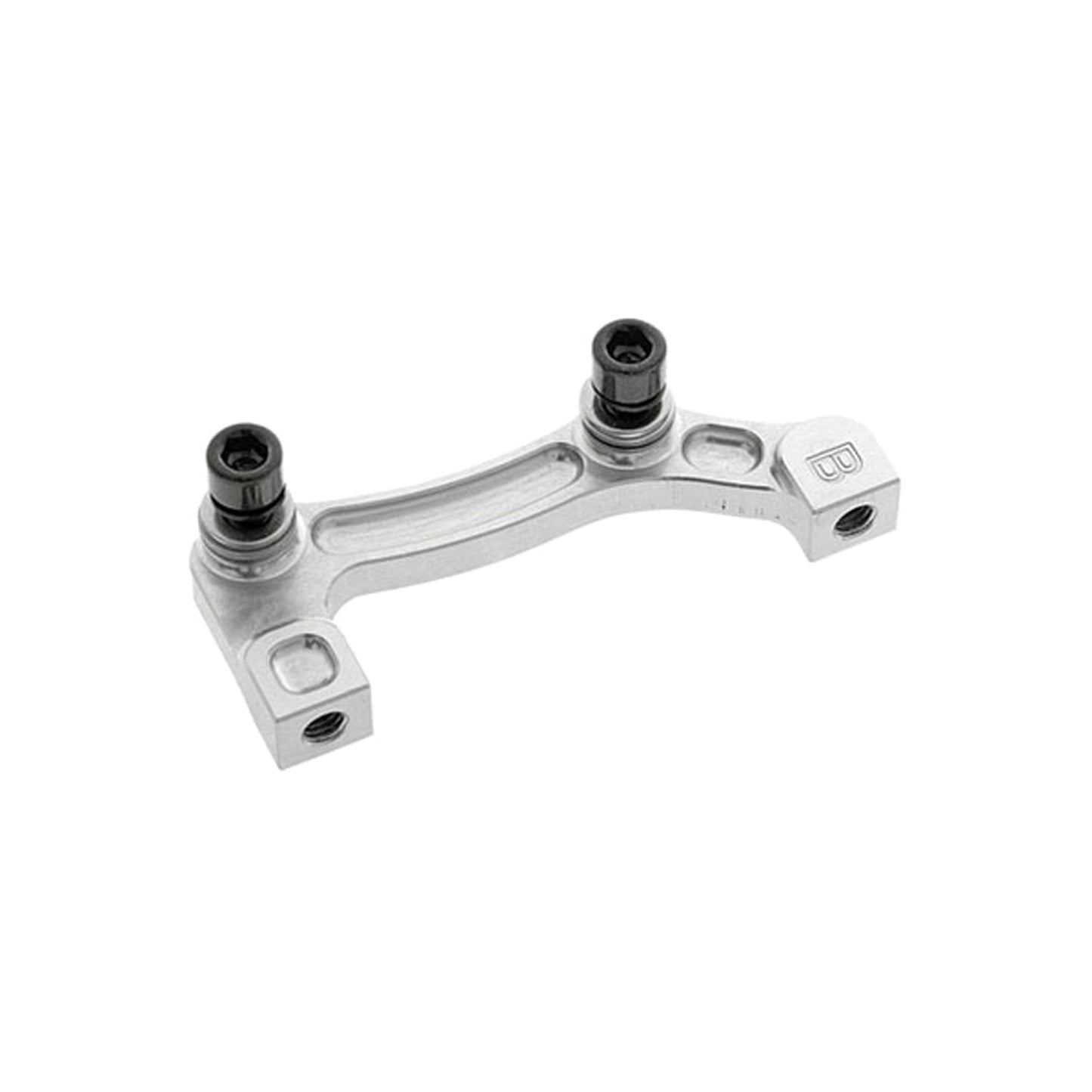 Adapter för främre/bakre bromsok PM / IS HOPE (fram 203 mm / bak 183 mm) #HBMB Silver