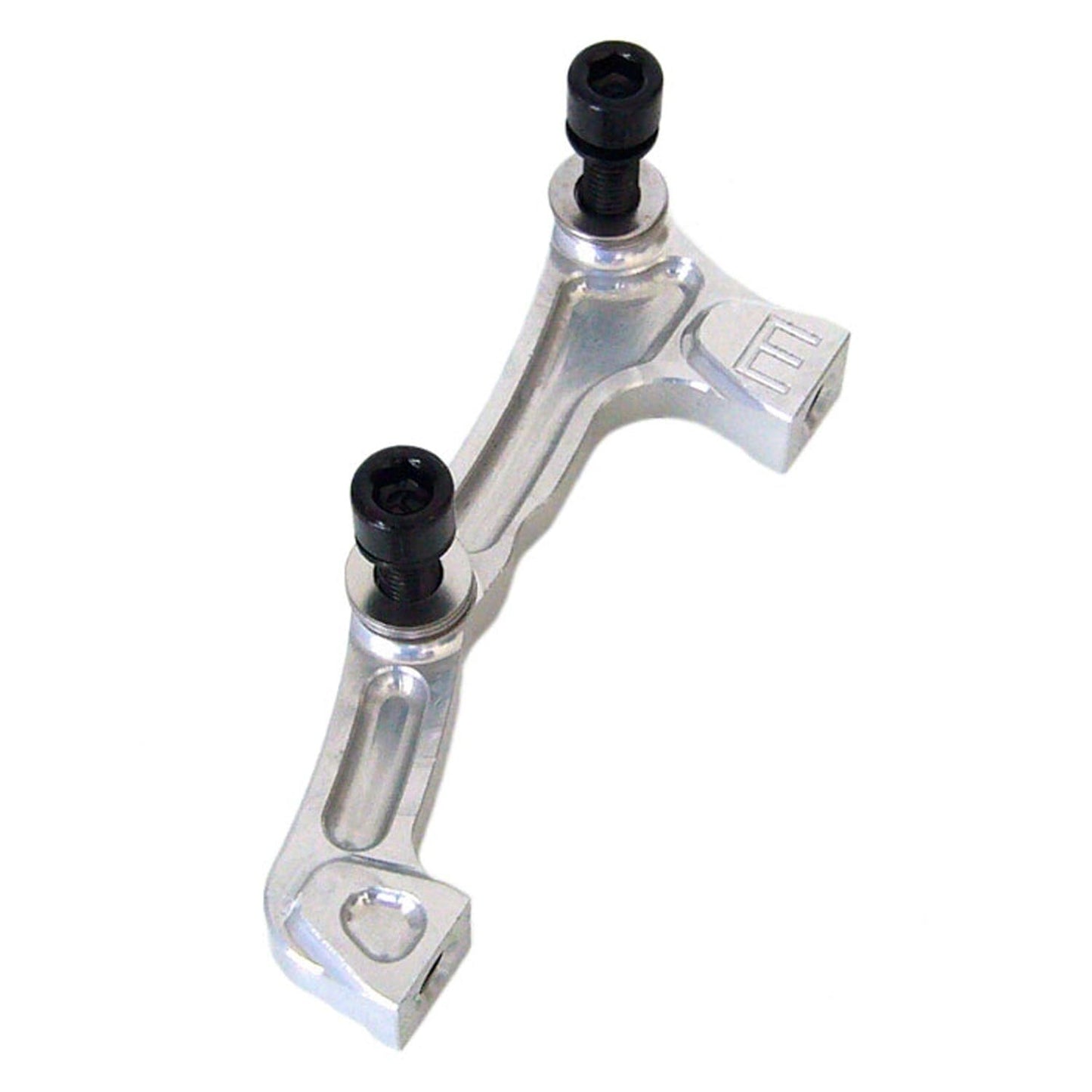 Front Caliper Adapter PM / IS FOX 40 HOPE 203 mm Disc #HBME Silver