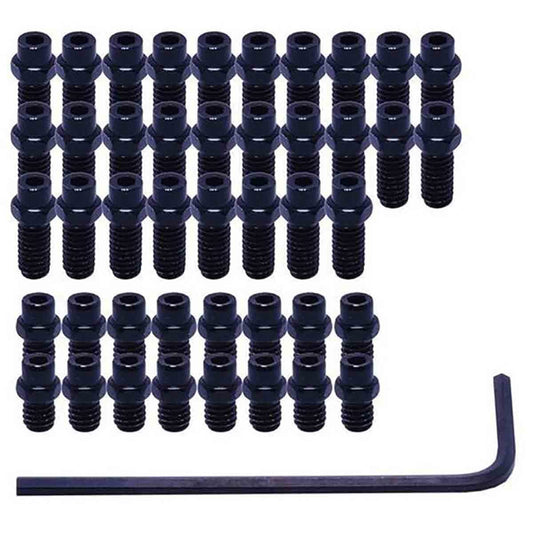 Kingpin Pins Kit för ett par DMR Vault-pedaler Svart