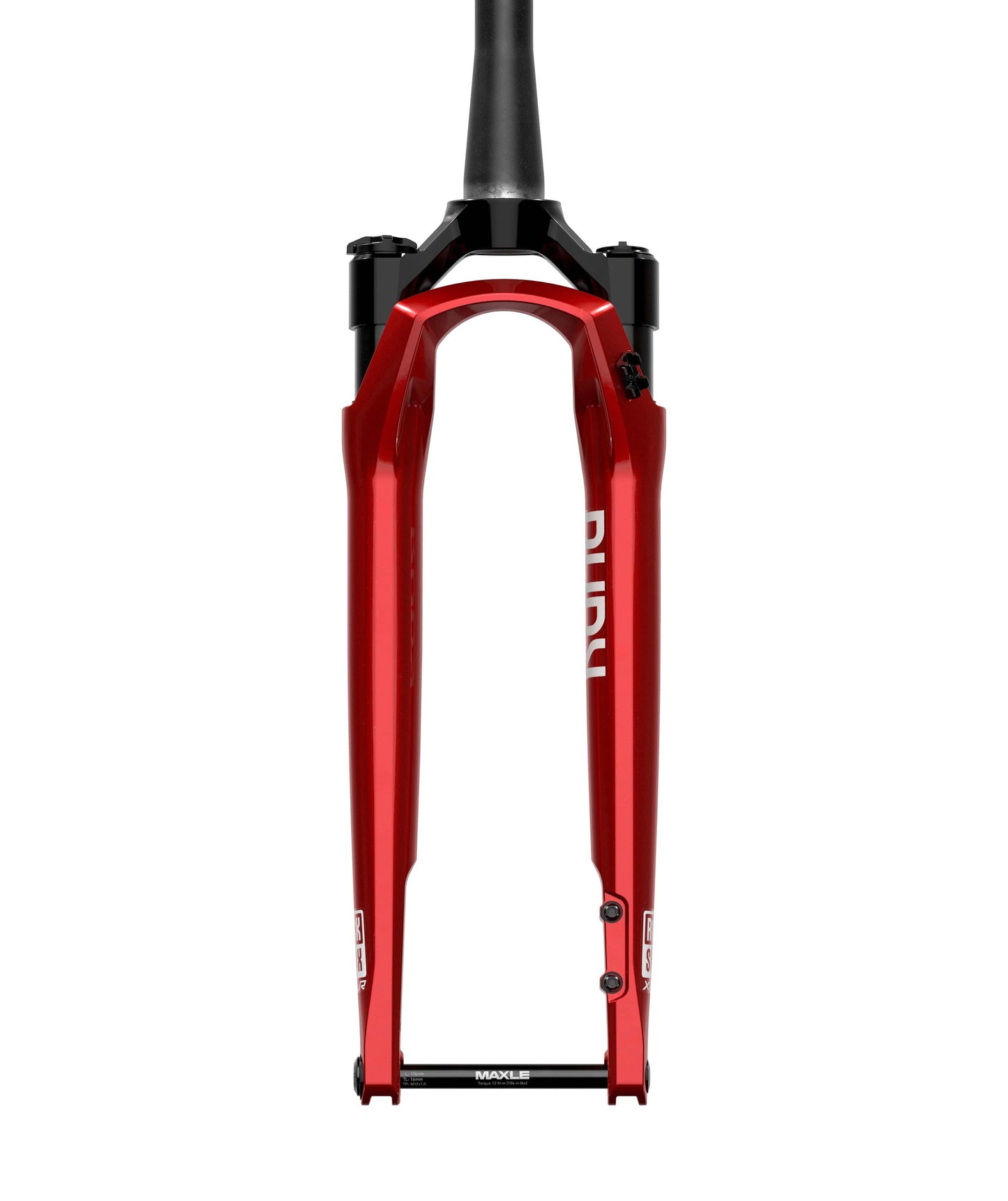 ROCKSHOX RUDY ULTIMATE RACE DAY 2 gaffel 700c 12x100mm Offset 45mm A2 Röd
