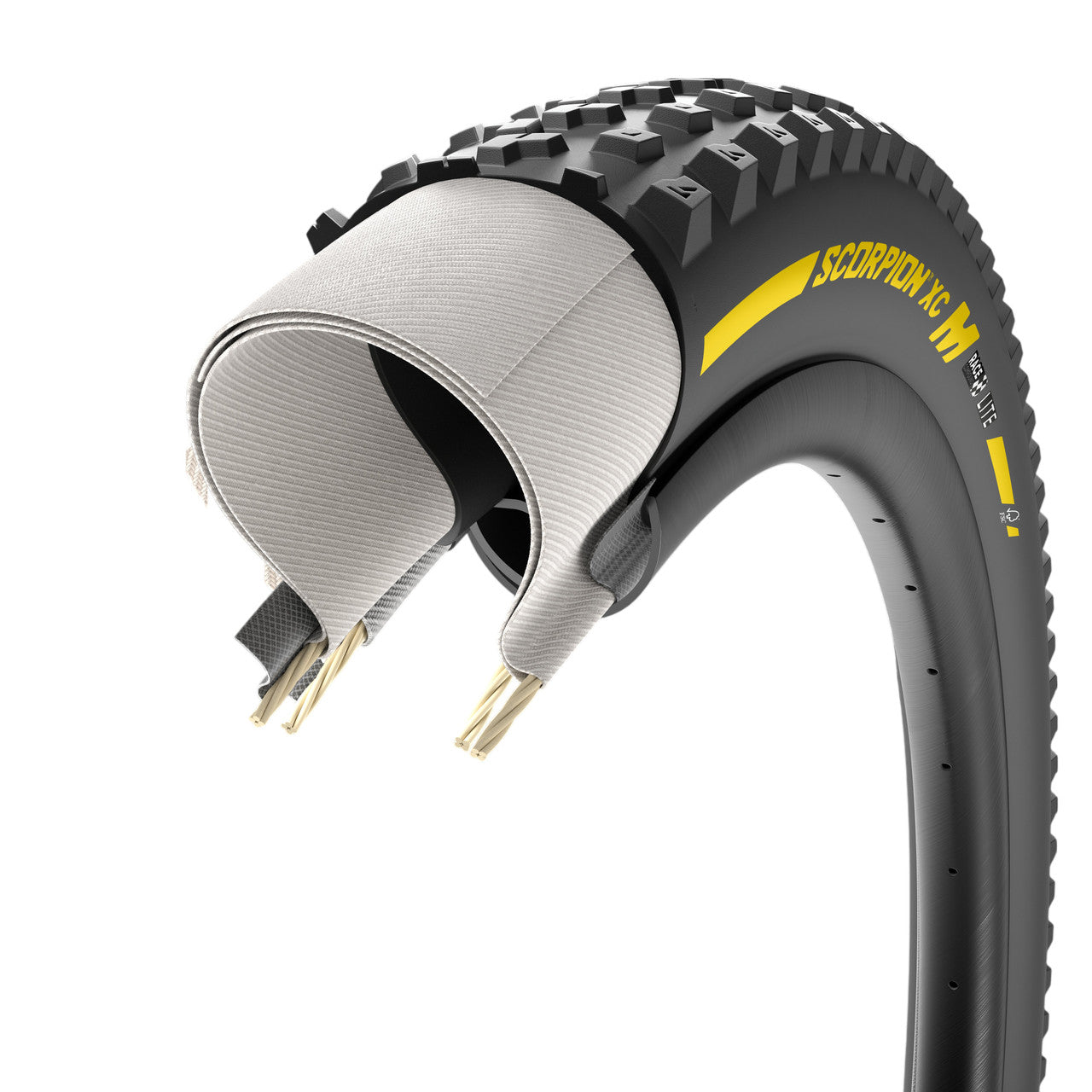 PIRELLI SCORPION RACE XC M 29x2.40 Tubeless Ready Soft Yellow Team Edition-däck