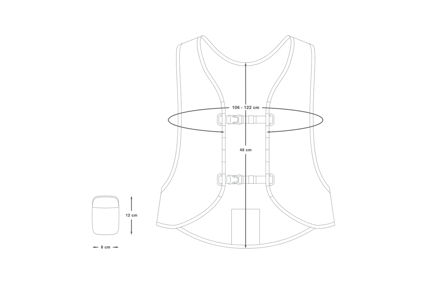 APIDURA PACKBAR SYNLIGHETSVÄST