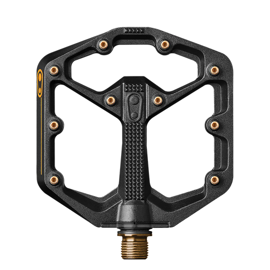 CRANKBROTHERS STAMP 11 Små platta pedaler Svart/Guld
