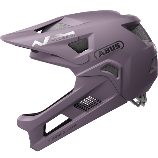 ABUS YOUDROP FF Junior MTB-hjälm Salt Violet