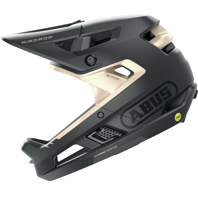 ABUS AIRDROP MIPS MTB-hjälm Svart/Guld