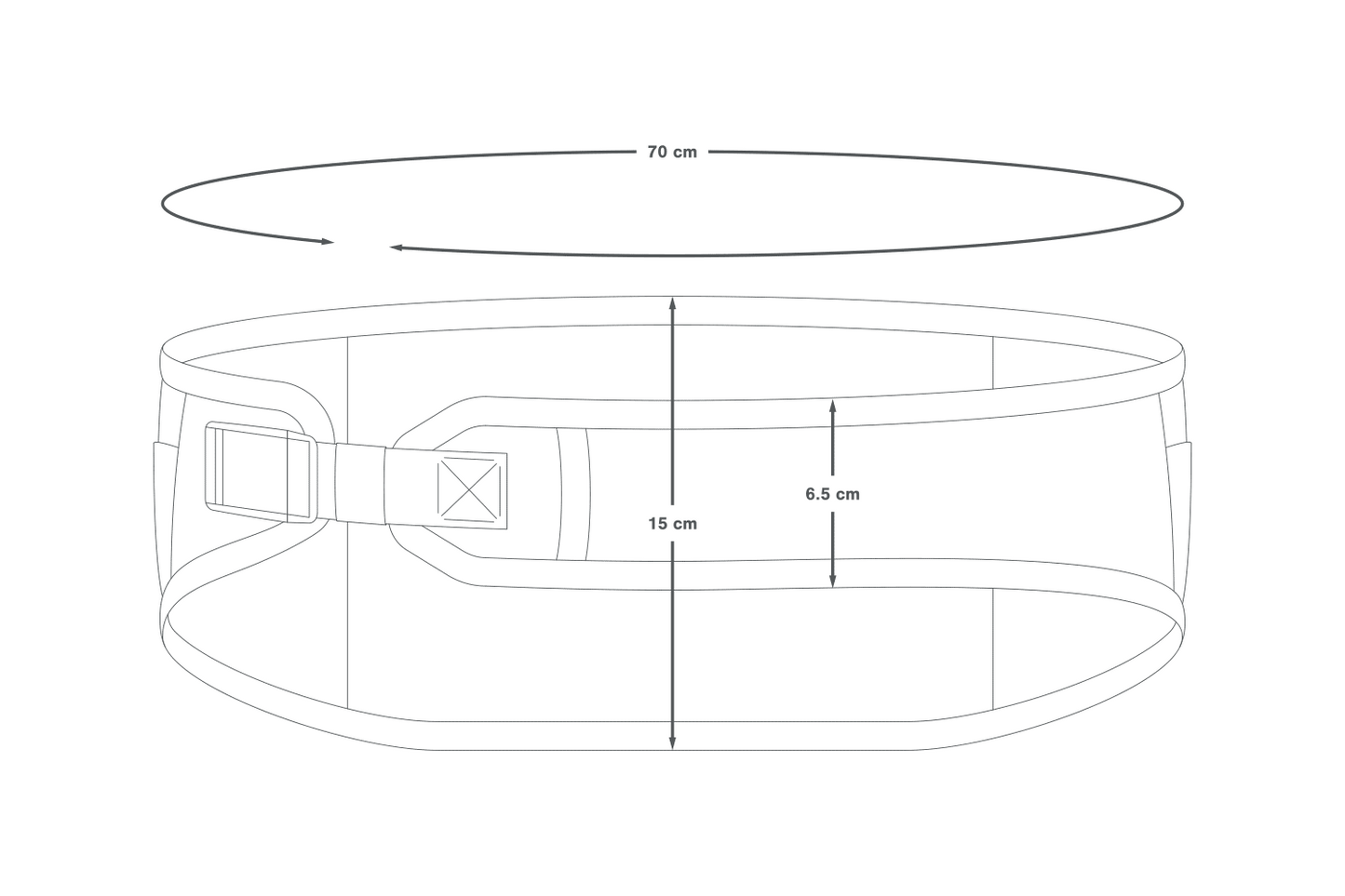 APIDURA EXPEDITION WAIST BELT Svart
