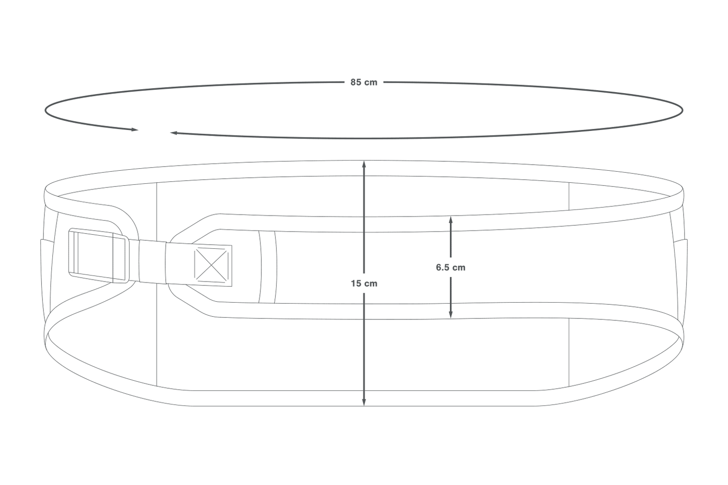 APIDURA EXPEDITION WAIST BELT Svart