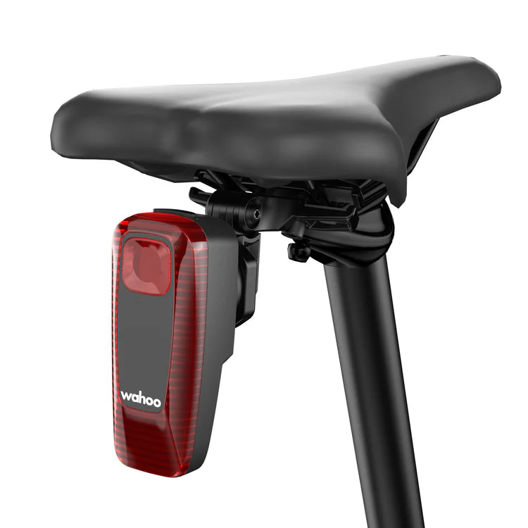 Radar support on KOM Cycling saddle rails