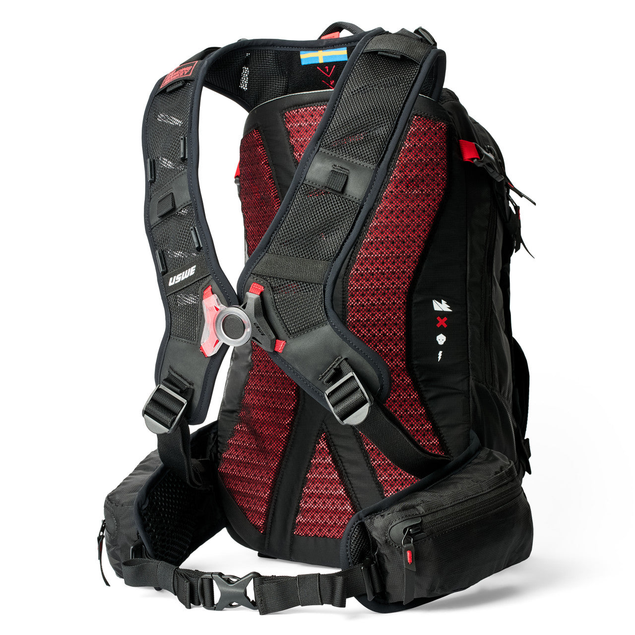 USWE ZIPPERED DAYPACK 16L Backpack Black