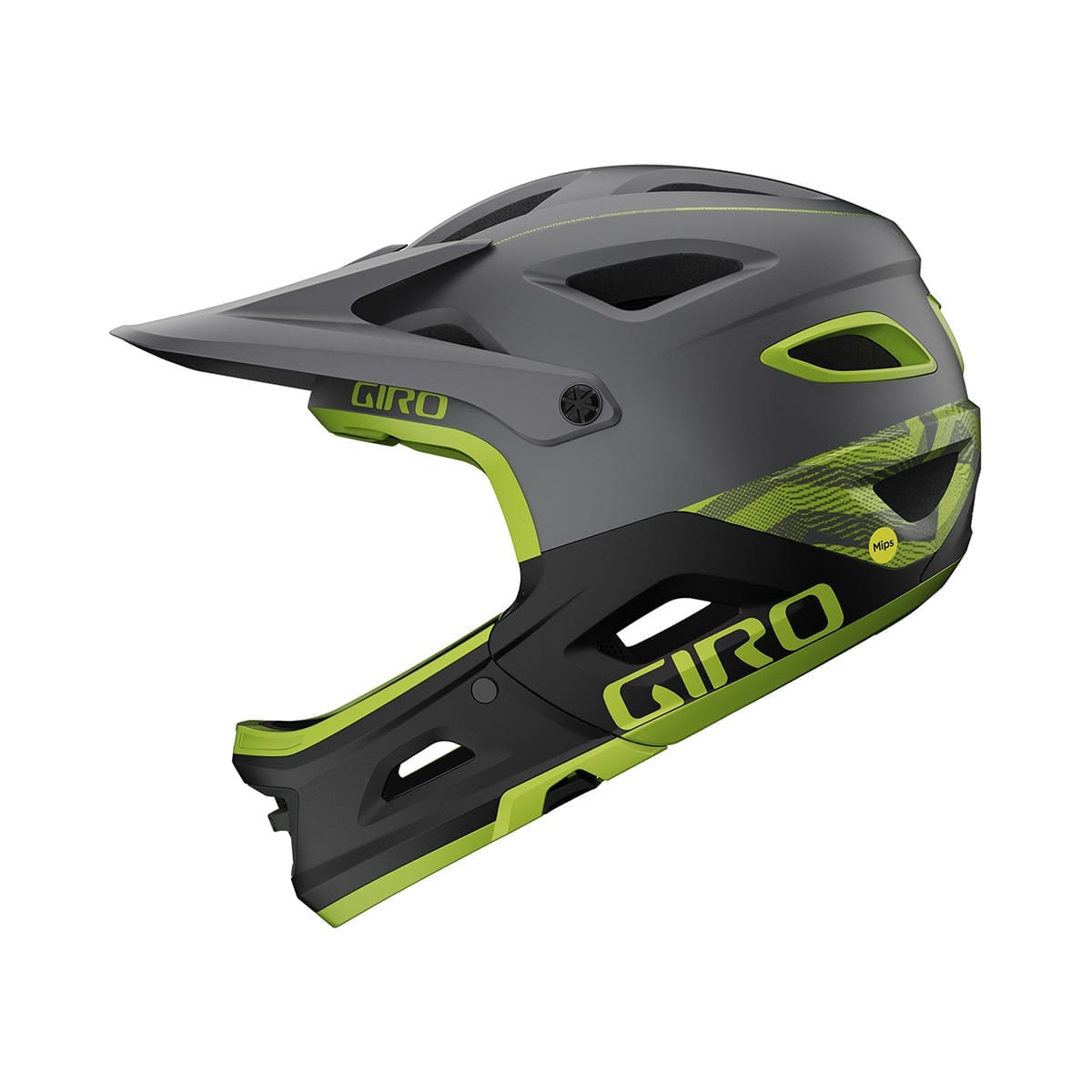 GIRO SWITCHBLADE MIPS MTB Helmet Grey/Yellow