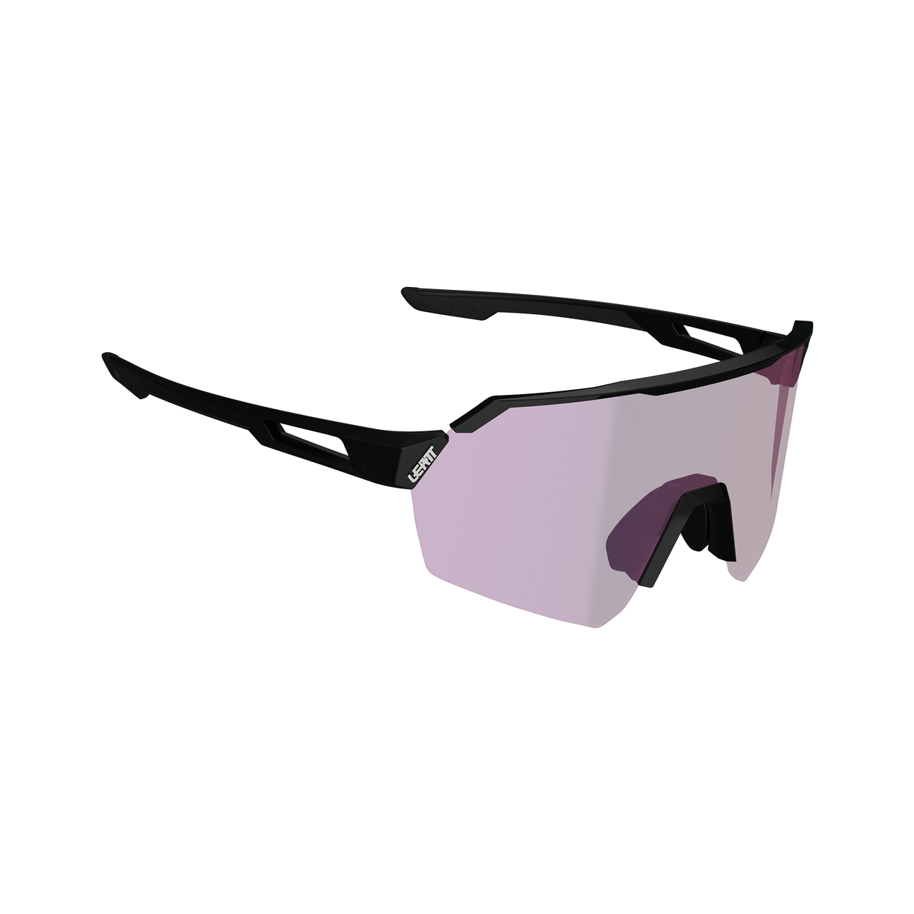 LEATT RIDEVIZ LITE LARGE Satin Black Iriz Crystal Violet Glasögon