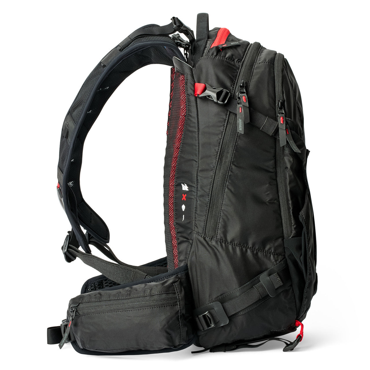 USWE ZIPPERED DAYPACK 16L Backpack Black