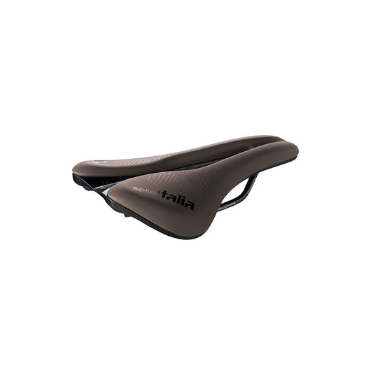 Sadel SELLE ITALIA NOVUS BOOST EVO GRAVEL SUPERFLOW TM L Rails Manganese Brown