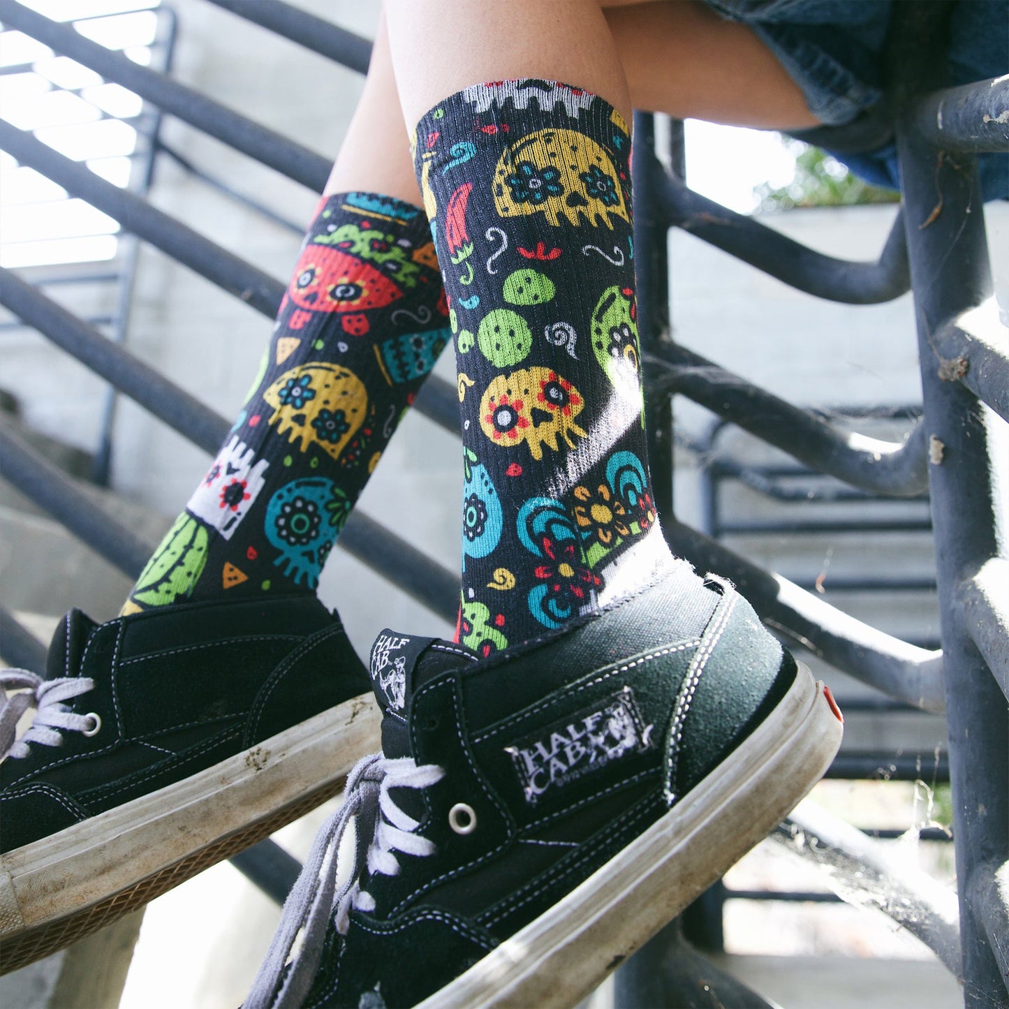 MERGE4 WALMAZAN SUGAR SKULL MINI Strumpor