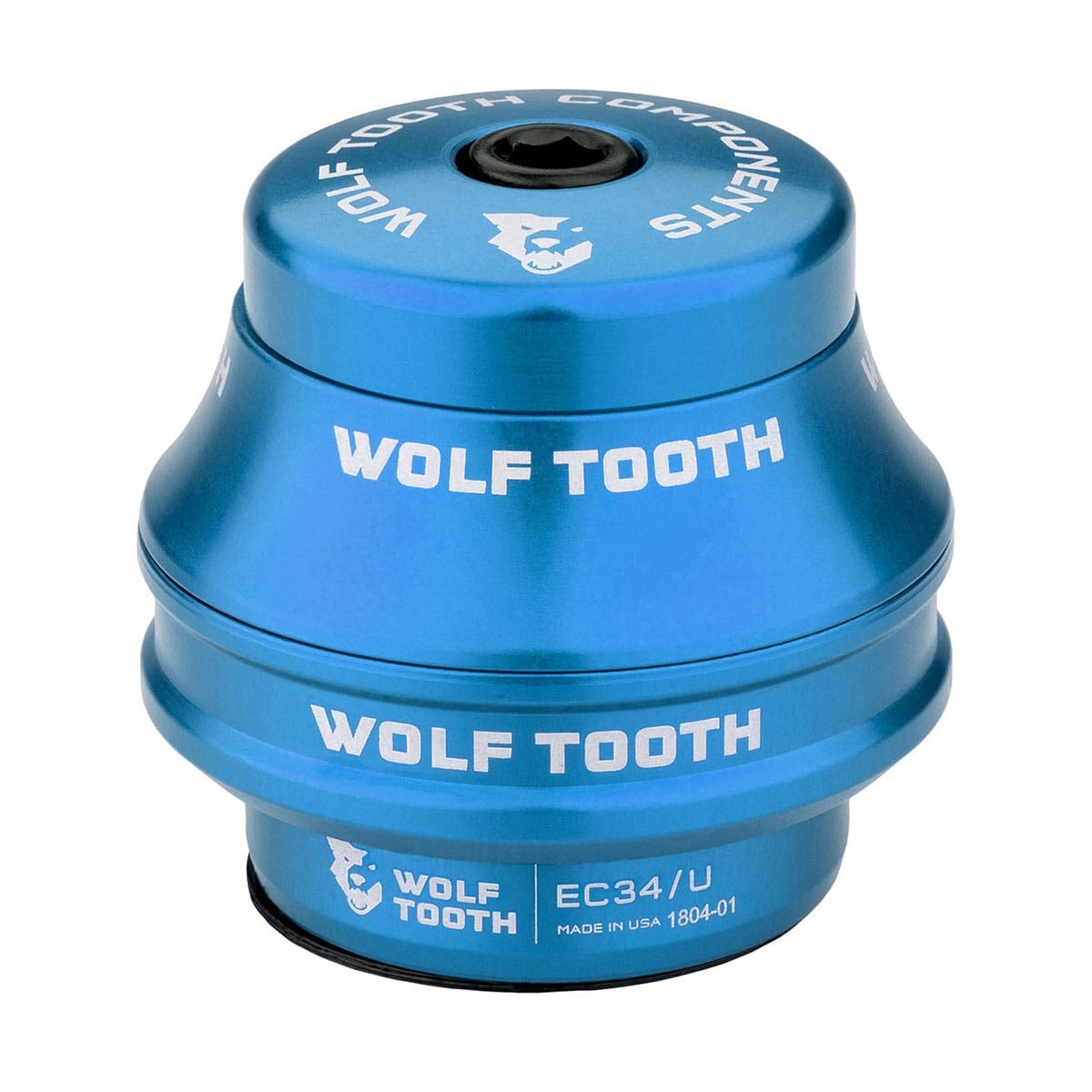 High Cup for WOLF TOOTH PREMIUM 1"1/8 EC34 Stack 16 mm Blue External Headset