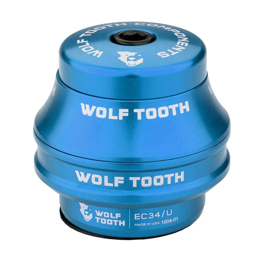 High Cup for WOLF TOOTH PREMIUM 1"1/8 EC34 Stack 16 mm Blue External Headset