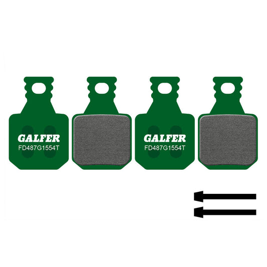 GALFER PRO Magura MT5 / MT7 semimetalliska bromsbelägg (4 kolvar)
