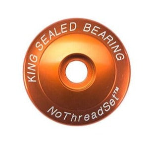 Stem Cap CHRIS KING 1"1/8 Orange