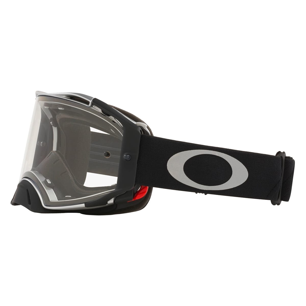 OAKLEY AIRBRAKE MX Tuff Blocks Black Gunmetal Clear Skyddsglasögon