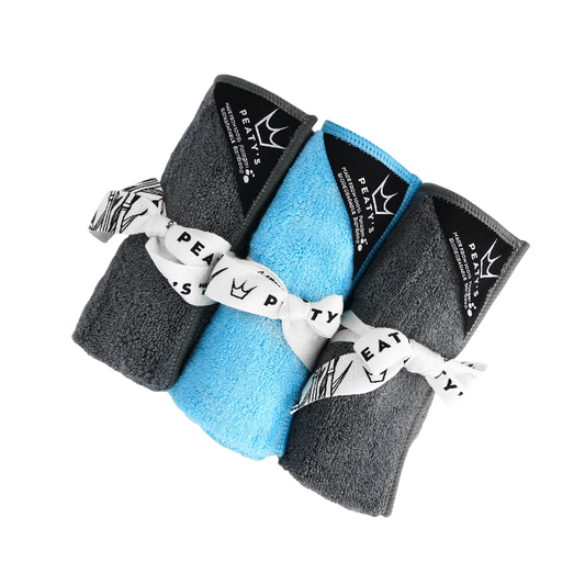 PEATY'S BAMBOO BICYCLE CLEANING Micro Fiber Towel Kit (3 pieces)
