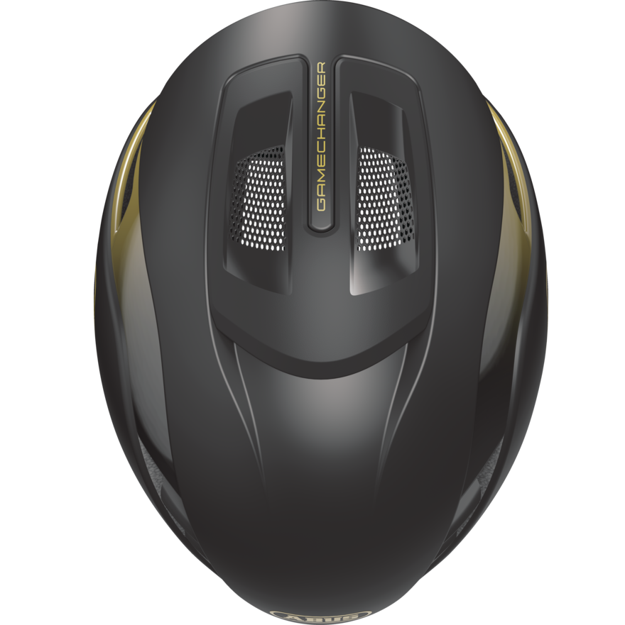 ABUS GAMECHANGER 2.0 Road Hjälm Svart/Guld