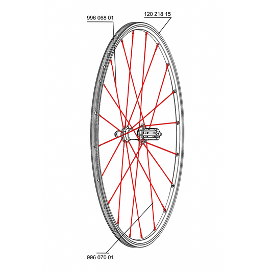SATS MED 10 MAVIC CROSSRIDE UB 08 SVART 276 MM BAKRE EKRAR