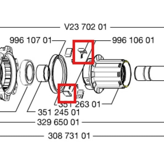 MAVIC PAWLS KIT FÖR ITS-4 (ELLER TS-2)