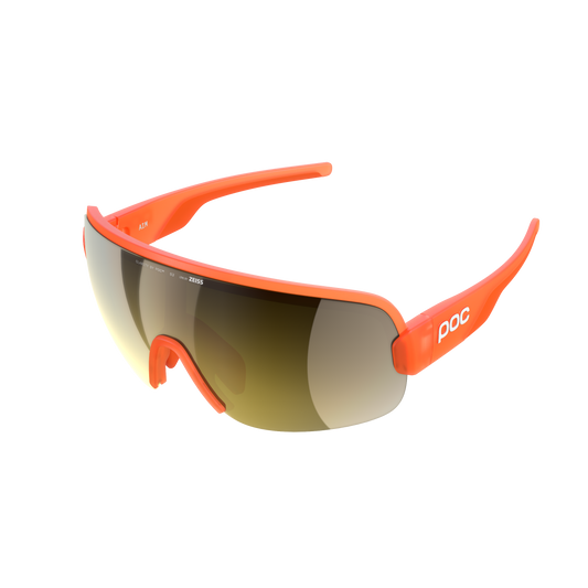 POC AIM Orange Fluo Translucent/Clarity Road/Partly Sunny Gold Goggles