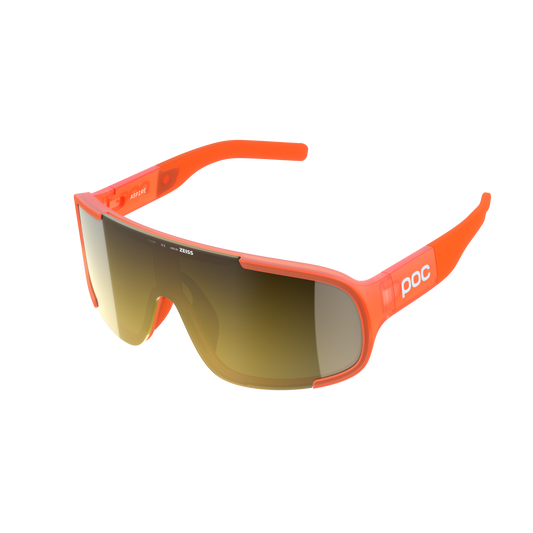 POC ASPIRE MID Translucent Fluorescent Orange/Clarity Road/Partly Sunny Gold Goggles