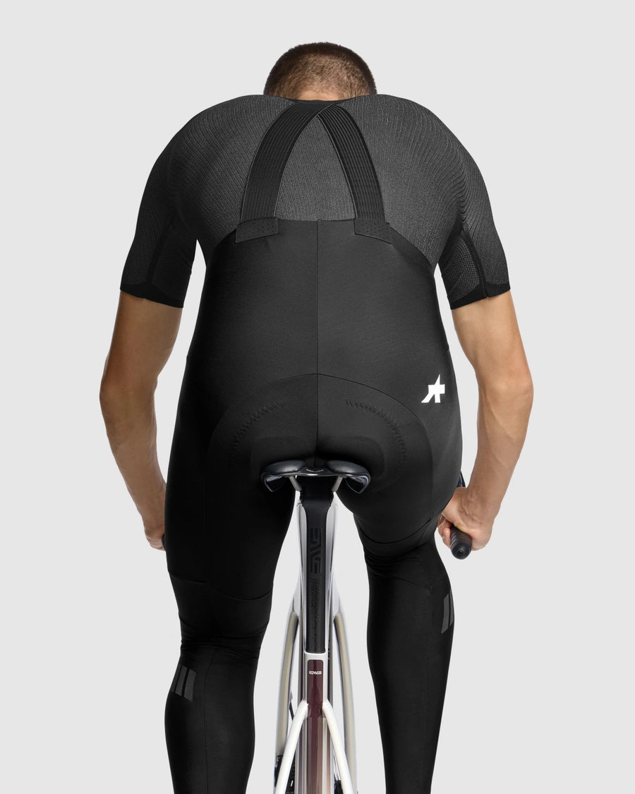 Lång Bib-shorts ASSOS EQUIPE RS SPRING FALL S11 EVO Svart