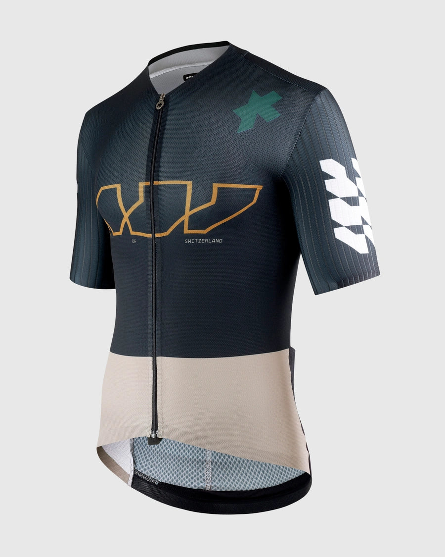ASSOS EQUIPE RS S11 Something to say Kortärmad tröja Blå