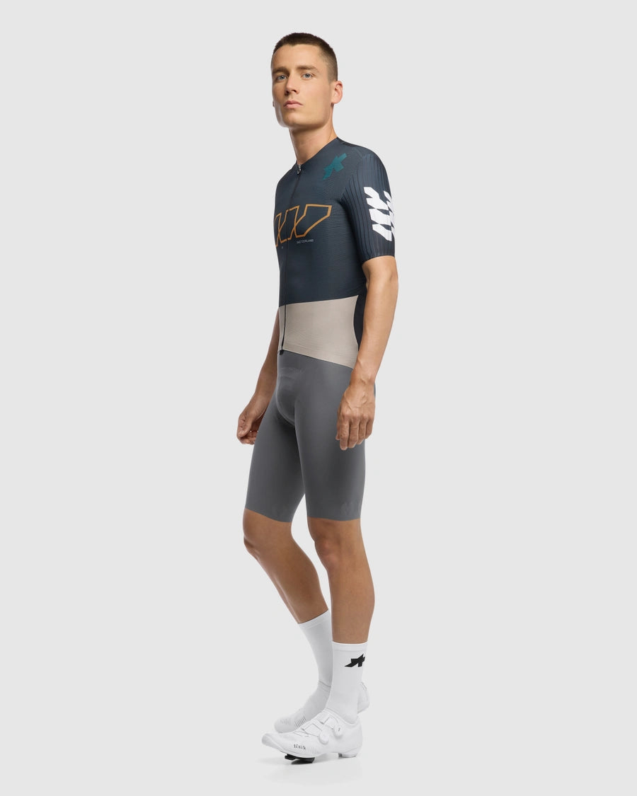 ASSOS EQUIPE RS S11 Something to say Kortärmad tröja Blå