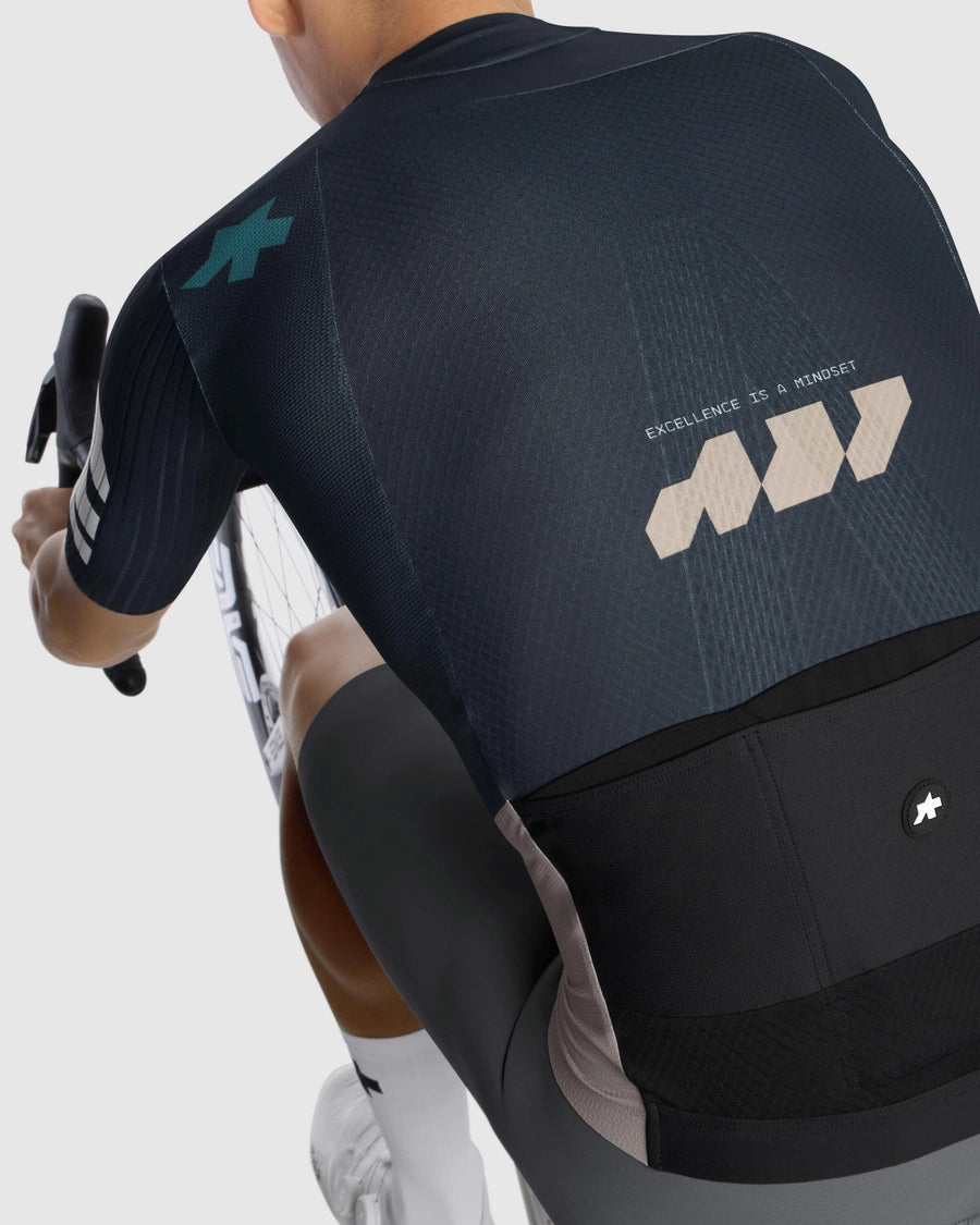 ASSOS EQUIPE RS S11 Something to say Kortärmad tröja Blå