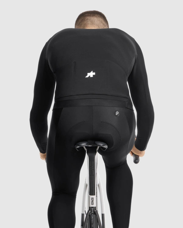 Cykeltroja ASSOS MILLE GT SPRING FALL S11 Lång Ärm Svart