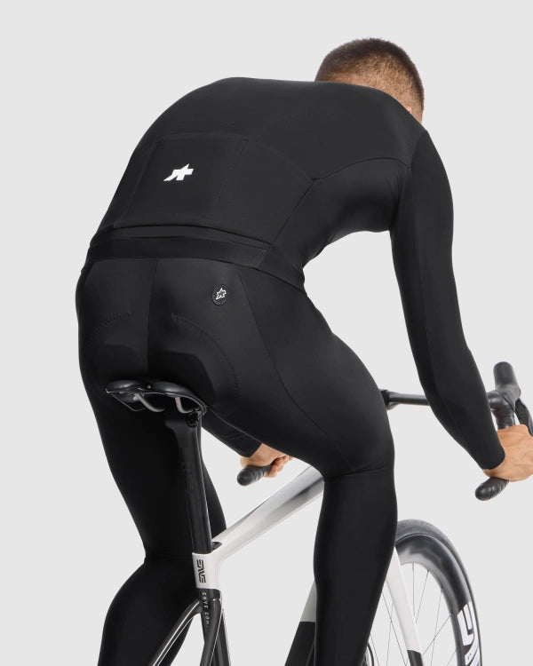 Cykeltroja ASSOS MILLE GT SPRING FALL S11 Lång Ärm Svart
