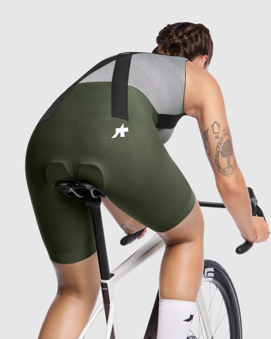 ASSOS UMA GT S11 Moss Green Bib Tight - Dam