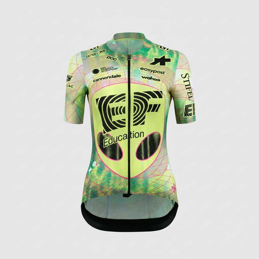 ASSOS UMA GT EDUCATION FIRST GIRO Jersey Kortärmad Svart/Gul